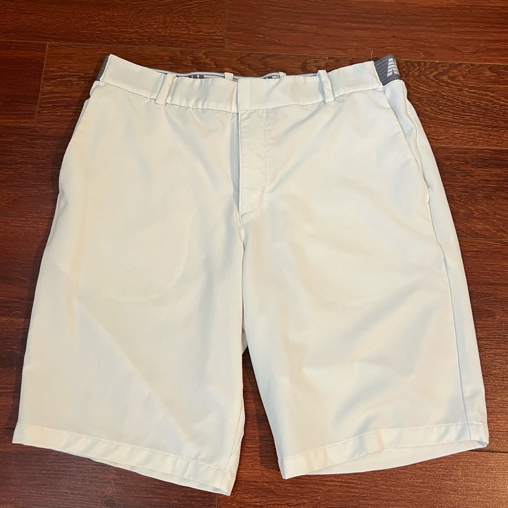 White Nike Golf Shorts